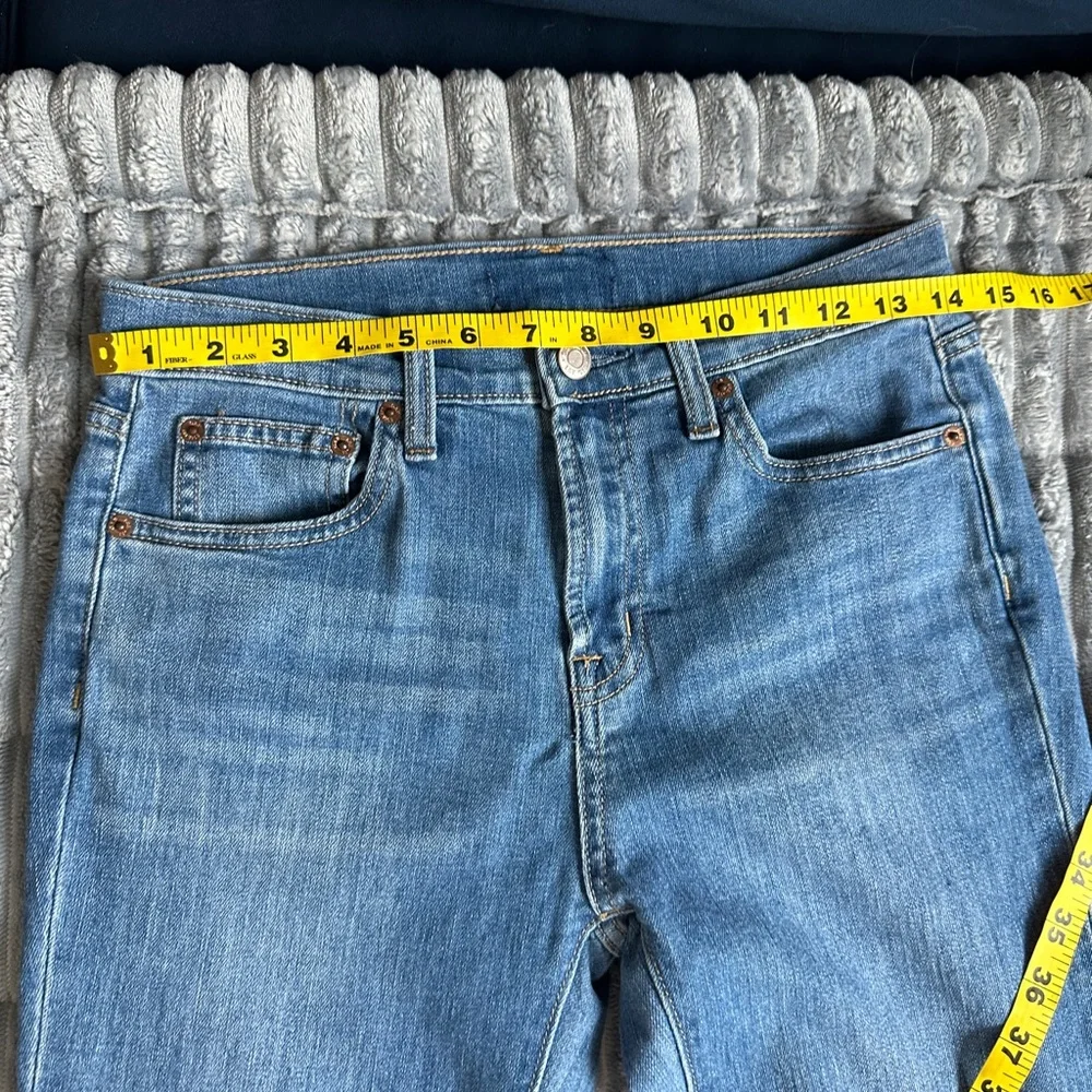 Gap mid rise plain basic long baby boot jeans - Picture 5 of 8